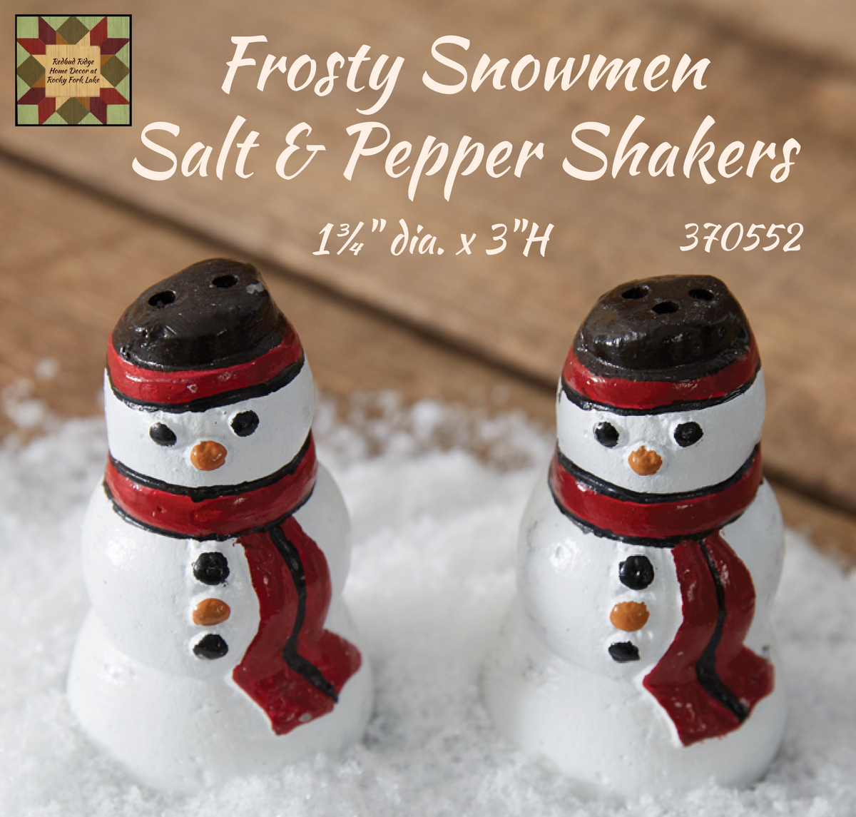 Frosty Salt and Pepper Shaker 