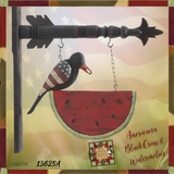 Americana Black Crow & Watermelon Arrow Replacement Sign