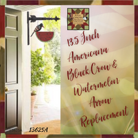 Americana Black Crow & Watermelon Arrow Replacement Sign