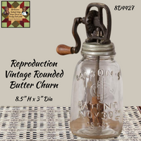 Vintage Inspired Decorative Butter Churn
