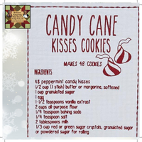 Candy Cane Kisses Towel