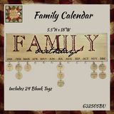 Family Birthday Calendar