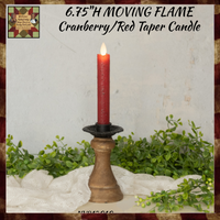 Taper Moving Flame Timer Candle 6.75"H or 7'H Assorted Colors