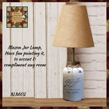 Mason Jar Accent Lamp 18.5"H