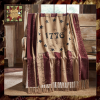 My Country Americana 1776 Woven Throw 50"x60"