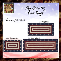 My Country Americana Coir Rugs 3 Sizes