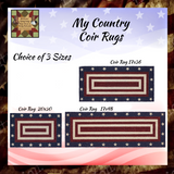 My Country Americana Coir Rugs 3 Sizes