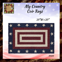 My Country Americana Coir Rugs 3 Sizes