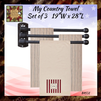 My Country Americana Towels Set of 3