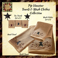 Pip Vinestar Towels & Wash Clothes Collection