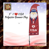 Americana Banner Flags 5'