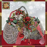 Resounding Cheer Floral with Bells Ornament 10"L