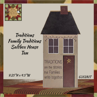 *Family Traditions Saltbox House, 4 Asstd.