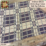 *Yorktown Weave Brick/Navy/Linen Table Top Collection