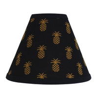 Pineapple Town  Black Lampshade 12 In