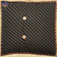 Patriotic Patch Quilted Pillow 16x16