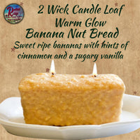 Warm Glow 2 Wick Assorted Loaf Candles