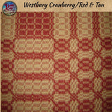 Westbury Cranberry/Tan Tabletop Collection