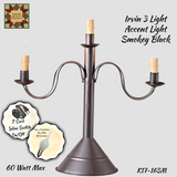 Irvin 3 Light Accent Light, Smokey Black PREORDER