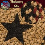 Blackberry Star 8" Jute Trivet