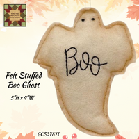 Felt Stuffed Boo Ghost