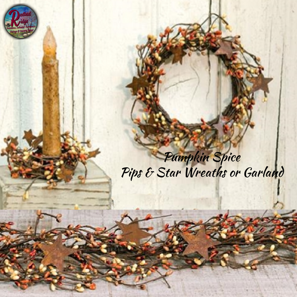 CWI Lighted Gold Pip Berry Garland 4