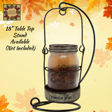 Pumpkin Spice Candle w/Holder & Star Lid