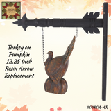 Turkey on Pumpkin Arrow Replacement