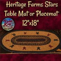 Heritage Farms Stars Jute Tabletop Collection