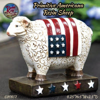 Primitive Americana Resin Sheep